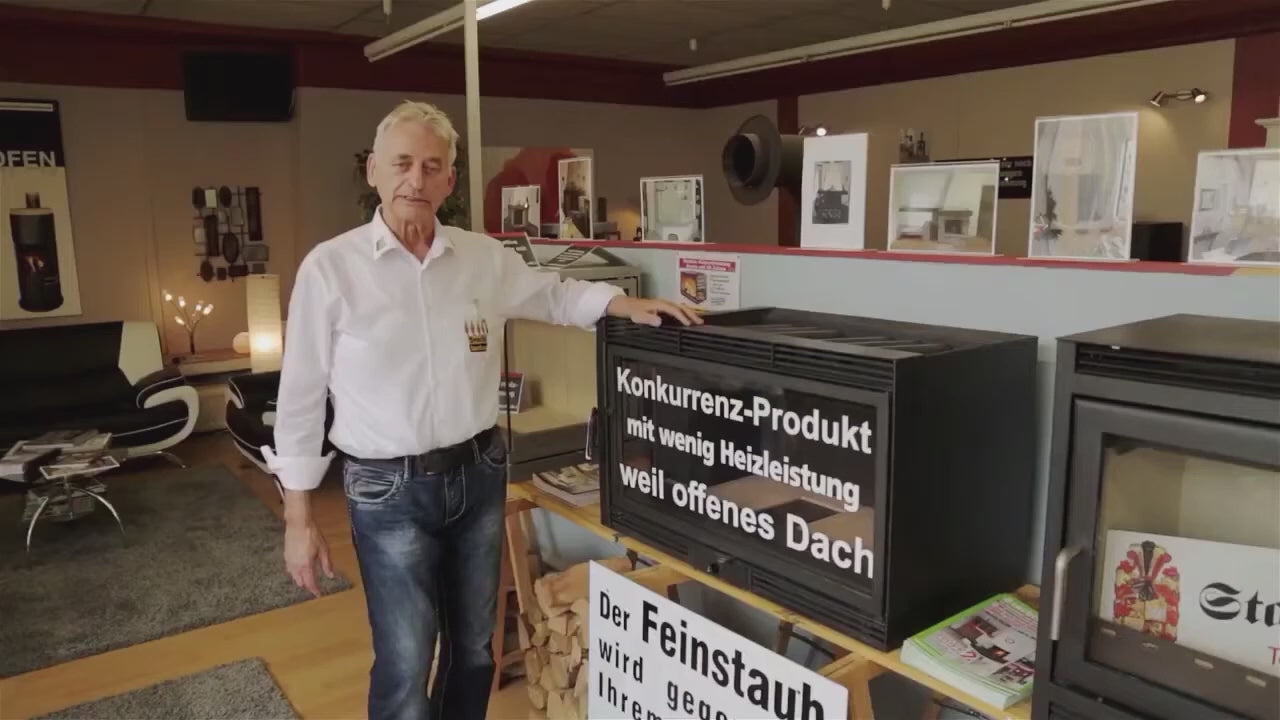 Video laden: Offener Kamin wird zum Heizkamin